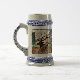 Wildlife Stein mit Kunstwerken von Julie Wittwer Bierglas