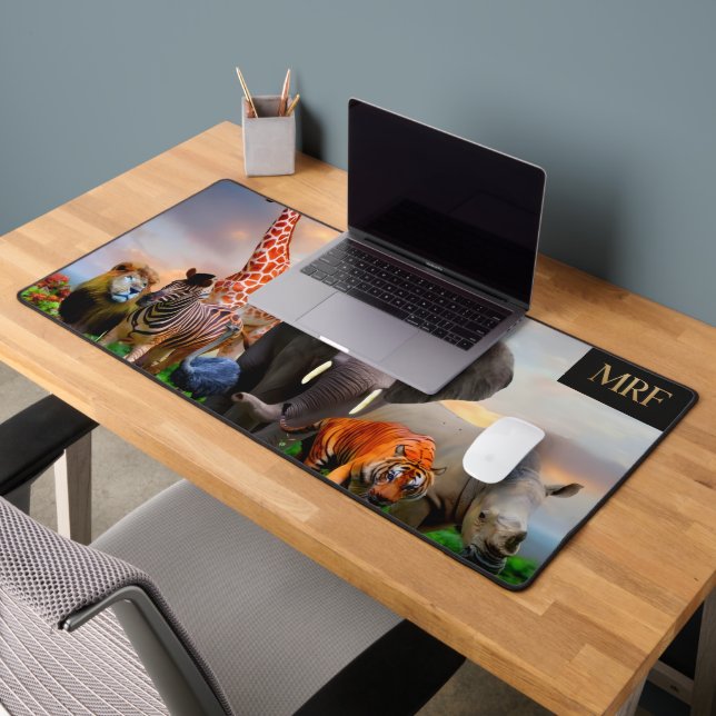 wildlife-themed desk mat featuring stunning,  schreibtischunterlage (Büro 2)