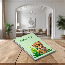 Wildlife Themed Notebook with Name Notizblock