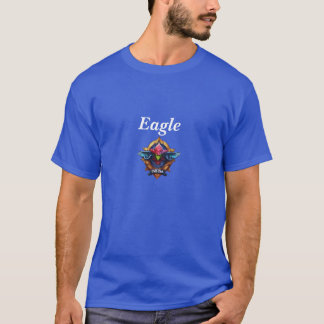 "Wildlife-Tierdruck-T-Shirt | Majestätischer Adler T-Shirt