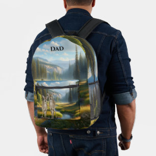 Wildlife und Natur personalisiert  Bedruckter Rucksack