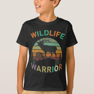Wildlife Warrior. T-Shirt des designten Kids