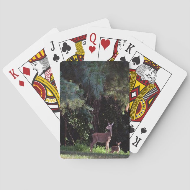 Wildlife Watercolor Spielkarten (Rückseite)