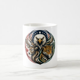 Wildlife World Unity Fußball Tierkunst 2026 Kaffeetasse