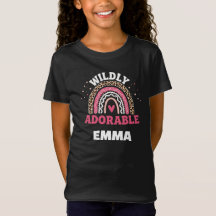 "Wildly Adorable Personalized Girl Tee - Boho Rain