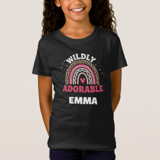 "Wildly Adorable Personalized Girl Tee - Boho Rain
