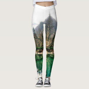 Wildness Bridge Szene im Freien Leggings