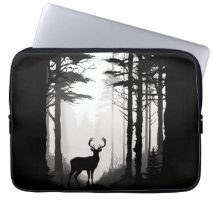 Wildnis des Rotwildwaldes Laptopschutzhülle
