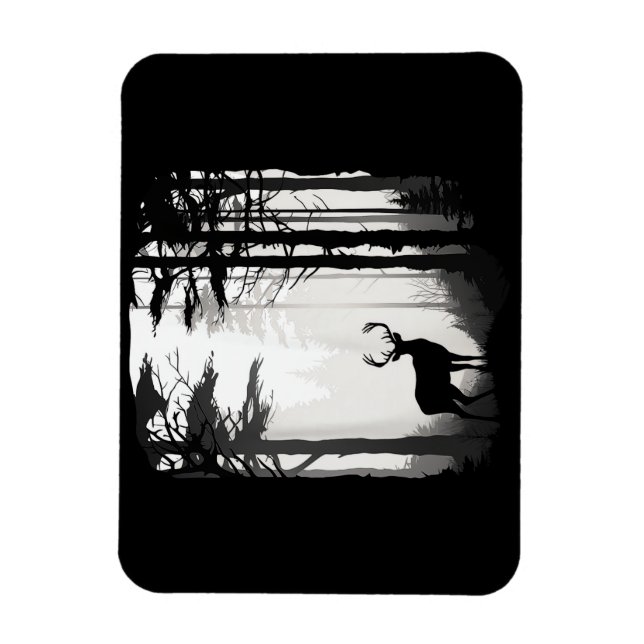Wildnis des Rotwildwaldes Magnet (Vertikal)