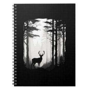 Wildnis des Rotwildwaldes Notizblock