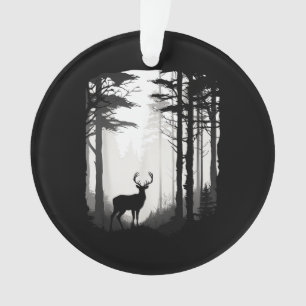 Wildnis des Rotwildwaldes Ornament