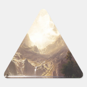 Wildnis Dreieckiger Aufkleber