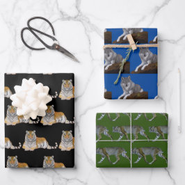 Wildnis Geschenkpapier Set