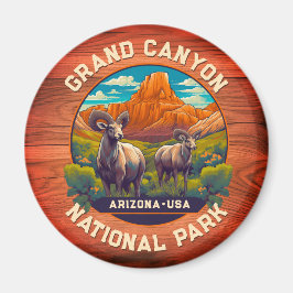 Wildnis im Grand Canyon Nationalpark Arizona Magnet