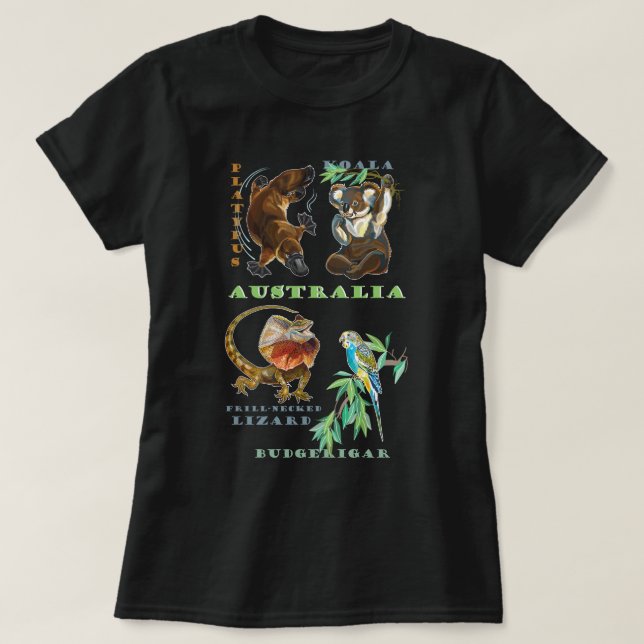 Wildnis in Australien T-Shirt (Design vorne)