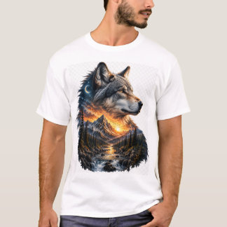 Wildnis-Naturkunst T-Shirt