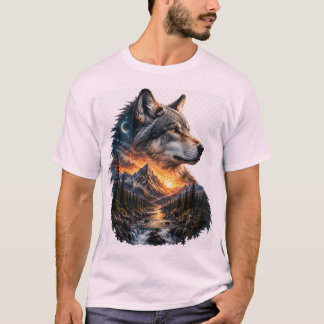 Wildnis-Naturkunst T-Shirt