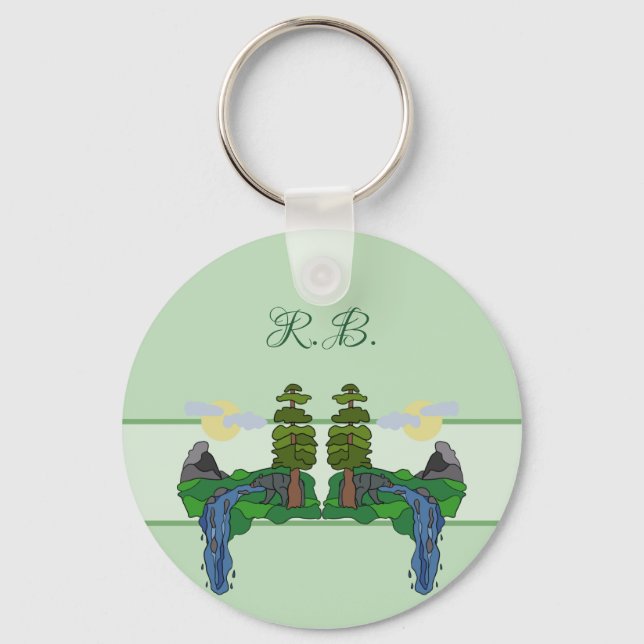 Wildnis persönlich schlüsselanhänger (Vorderseite)