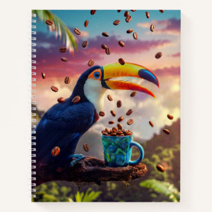 WILDNIS REGENWALD TUKAN NOTIZBUCH