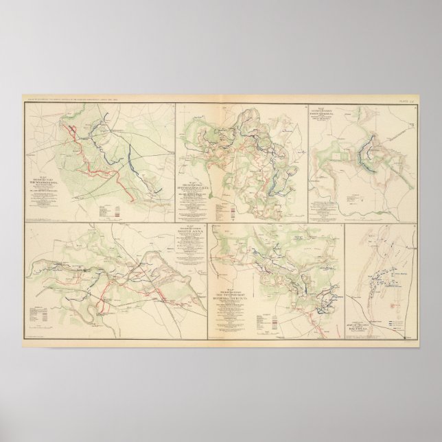 Wildnis, Va Spotsylvania CH Todd's Taverne Poster (Vorne)