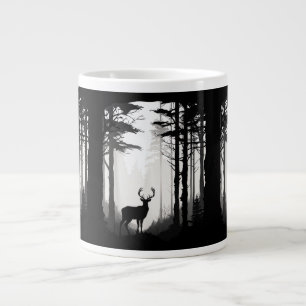 Wildnis von Deer Forest Jumbo-Tasse