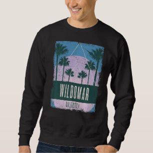Wildomar Kalifornien CA Vintage Vaporwave Retro 80 Sweatshirt