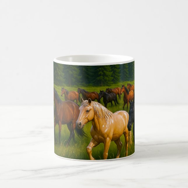 Wildpferd  kaffeetasse (Mittel)