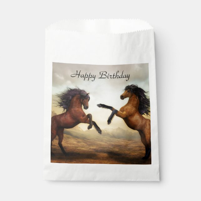 Wildpferde Geschenktütchen (Vorderseite)