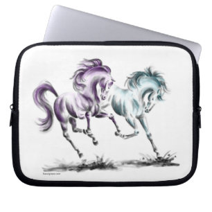 Wildpferde Laptopschutzhülle