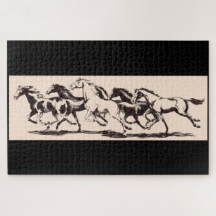 Wildpferde Puzzle