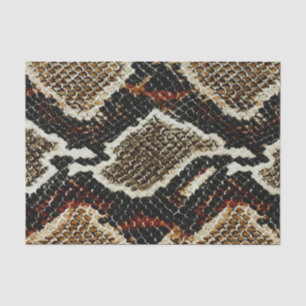 Wildreptilienmuster farbige Pythonschlange Seidenpapier
