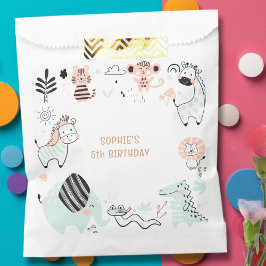 Wildsafari-Kindergeburtstag Geschenktütchen