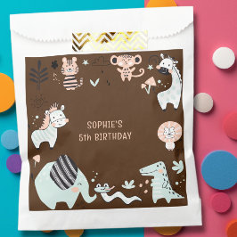 Wildsafari-Kindergeburtstag Geschenktütchen