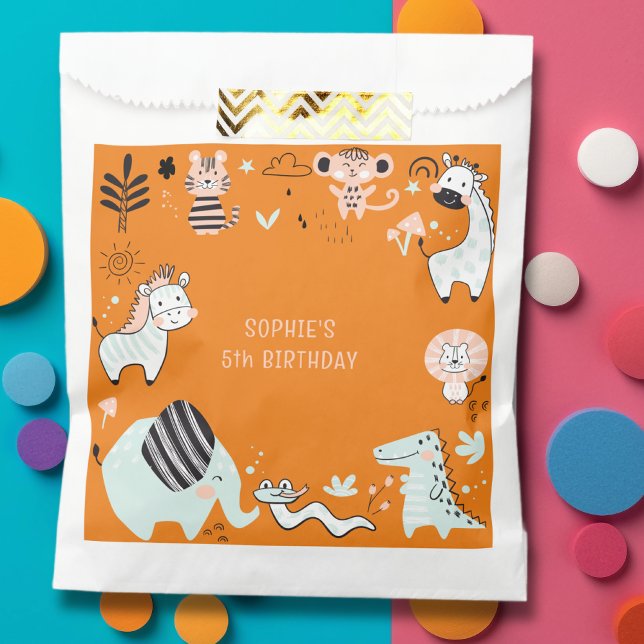 Wildsafari-Kindergeburtstag Geschenktütchen (Von Creator hochgeladen)