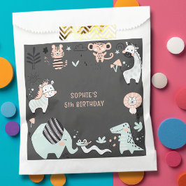 Wildsafari-Kindergeburtstag Geschenktütchen