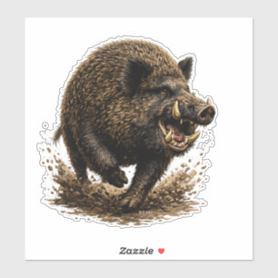Wildschwein Aufkleber