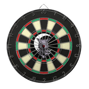 Wildschwein-Jäger Zähne-Schneider Sport Dartscheibe