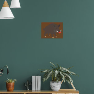 Wildschwein Poster