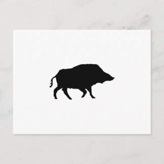 Wildschwein Postkarte