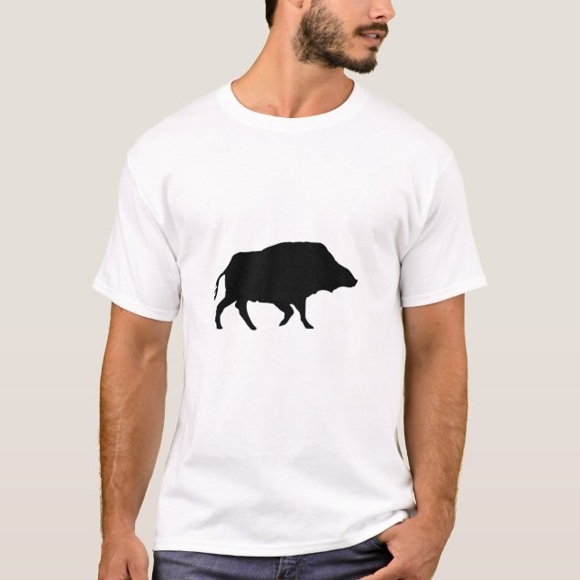 Wildschwein T-Shirt (Vorderseite)