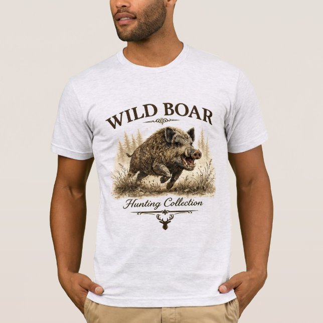 Wildschwein T-Shirt (Vorderseite)