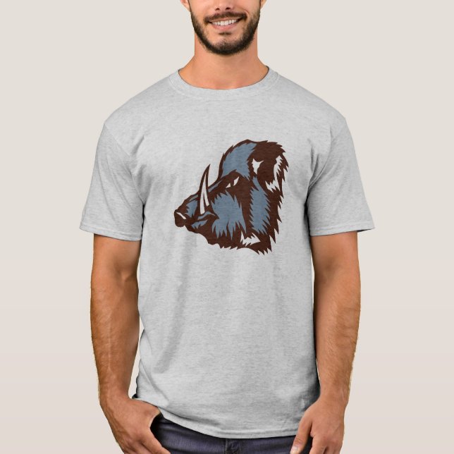 Wildschwein T-Shirt (Vorderseite)