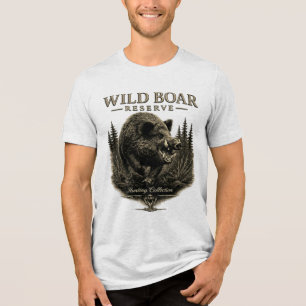 Wildschwein Tri-Blend Shirt