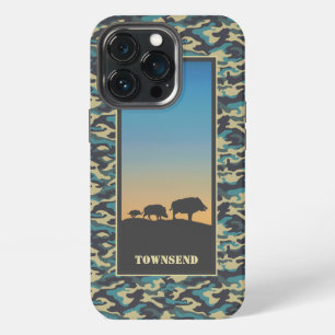 Wildschwein und Camo iPhone 13 Pro Hülle