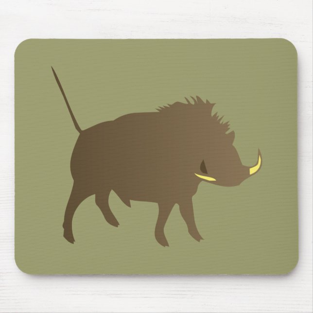Wildschwein wild boar mousepad (Vorne)
