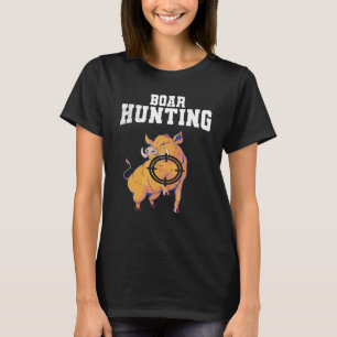 Wildschweine Jagd Wildschweine Razorback Hog Hun T-Shirt