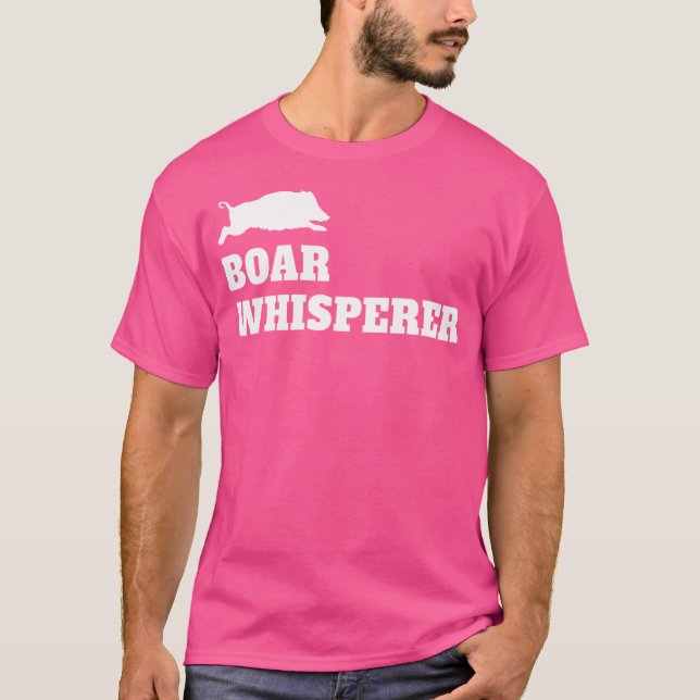 Wildschweinjäger-Jagdsaison Wildschweine-Hunter T-Shirt (Vorderseite)