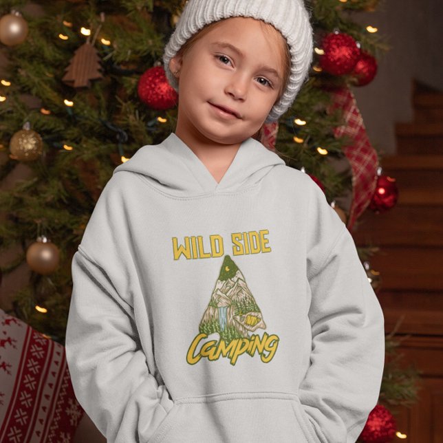 Wildseitenwald Zelt-Camping Hoodie (Von Creator hochgeladen)
