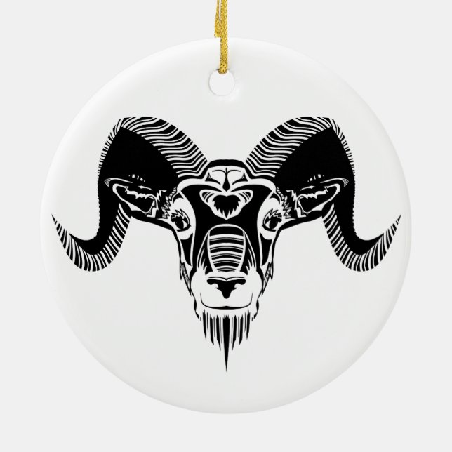 Wildstamm Keramikornament (Hinten)