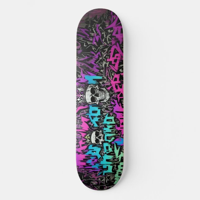 Wildstyle Graffiti 6 Skateboard (Vorderseite)